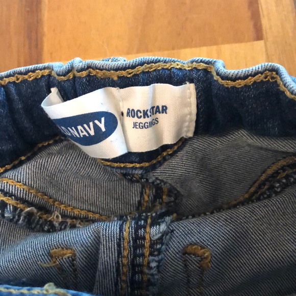 Rockstar Ballerina Distressed Jeggings 72% cotton - Picture 4 of 5